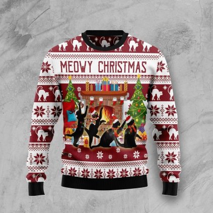 Unisex svetr s potiskem CS1129 Merry Christmas