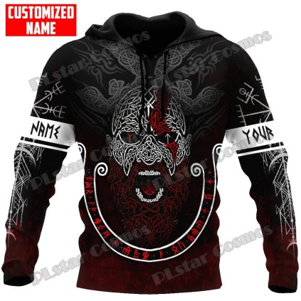 Unisex mikina s potiskem CS932 Vegvisir Tattoo 3D (Barva (varianta) Sweatshirt, Velikost L)