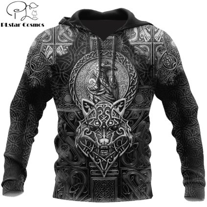 Unisex mikina s celoplošným potiskem CS932 Valknut Tattoo (Barva (varianta) Hoodies, Velikost L)