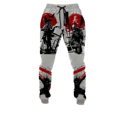 Kalhoty s 3D potiskem Samurai Oni Mask (Barva (varianta) Jogger kalhoty, Velikost 4XL)