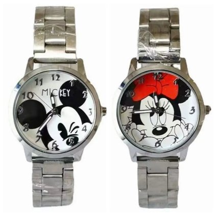 Dětské hodinky TF941 Mickey Minie Mouse (Barva (varianta) Silver Gold Number)