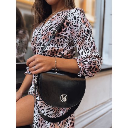 Kožená kabelka ONYX  GY0034 (Velikost ONE SIZE, Barva Černá)