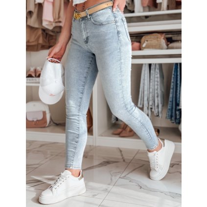 Dámské džíny skinny VISBAN UY2487 (Velikost 28, Barva Nebeská)