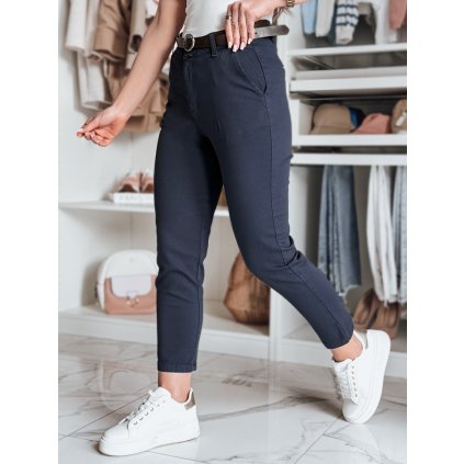 Dámské kalhoty slim fit s páskem TAIRONIK UY2542