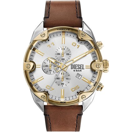 Pánské hodinky DIESEL Spiked Chronograph DZ4665 + BOX (Barva (varianta) tay-55616-uniw)