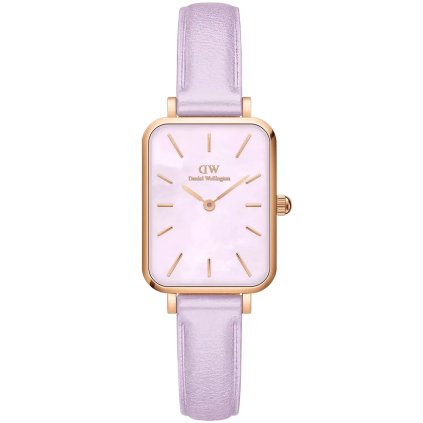 Dámské hodinky DANIEL WELLINGTON Quadro Lavender Mop 20mm DW00100637 + BOX (zw521b)
