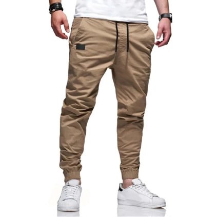 Pánské tepláky jogger se šňůrkou v pase