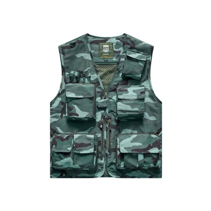 Pánská vesta DIMU252 (Barva Khaki, Velikost S)