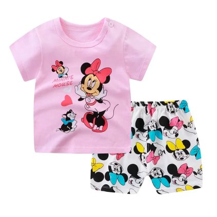 Dětský set tričko a šortky s postavičkami Disney
