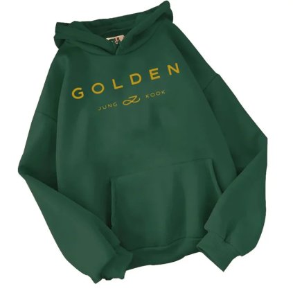 Unisex mikina s nápisem GOLDEN