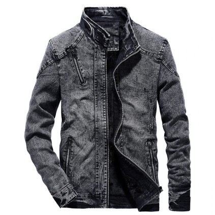 Pánská džínová bunda ND457 (Barva Modrá, Velikost 3XL)