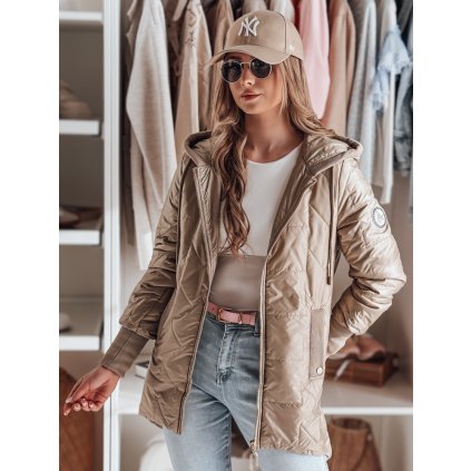 Značková bunda s prošíváním a kapucí TY4830 - XXL