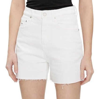 Dámské šortky DW0DW17636- Tommy Hilfiger (Barva Bílá, Velikost 26)