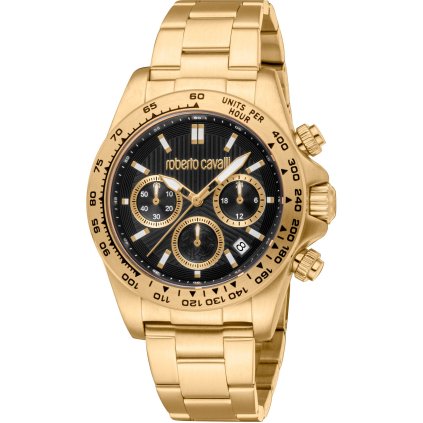Pánské hodinky RC5G135M0085 Roberto Cavalli (Barva Žlutá)