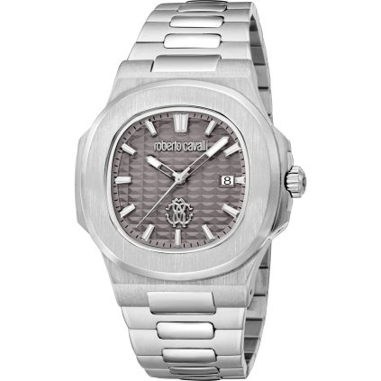 Pánské hodinky RC5G136M0035 Roberto Cavalli (Barva Šedá)