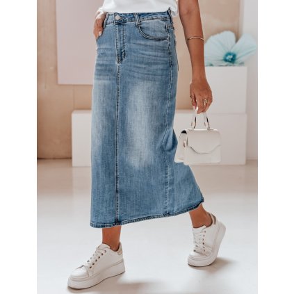 Dámská sukně džínová maxi MAXI LONG CY0478
