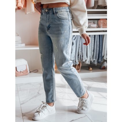 Dámské džíny slim fit SLIMEDEW UY2667 (Velikost 34, Barva Nebeská)
