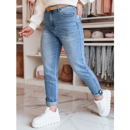 Dámské džíny slim fit SKINMONDO UY2673 (Velikost XS/34, Barva Nebeská)