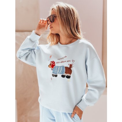 Dámská mikina oversize s výšivkou DOGSWEETY BY1479