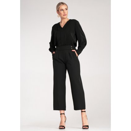 Elegantní rovné kalhoty 7/8 střihu M1132