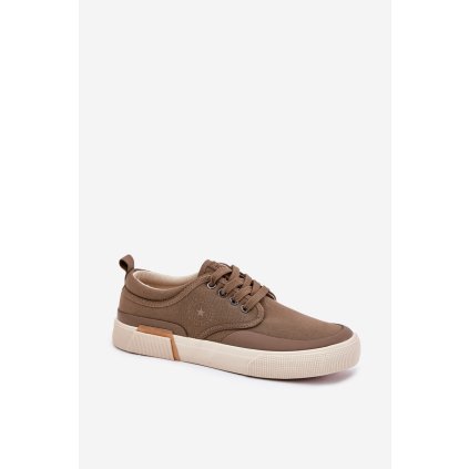 Materiálové Pánské Tenisky Big Star RR174064 Khaki (Velikost 40, Barva Zelená)