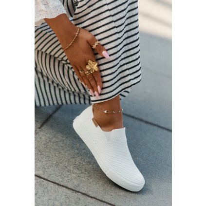 Dámské Tenisky Slip-On Big Star RR274717 (Velikost 38, Barva Bílá)