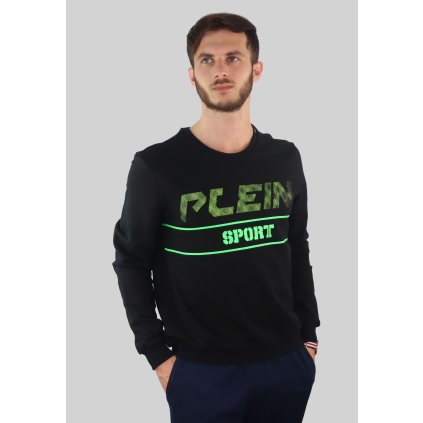 Pánská mikina FIPS211 Plein Sport (Barva Černá, Velikost M)