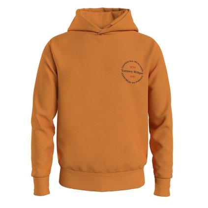 Pánská mikina MW0MW34381- Tommy Hilfiger (Barva Žlutá, Velikost S)