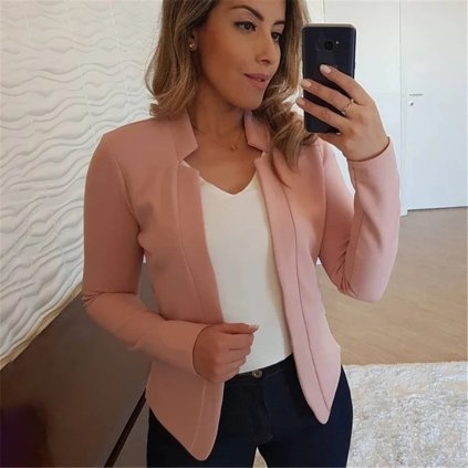 Jednobarevný kardigan bez zapínání - 3XL