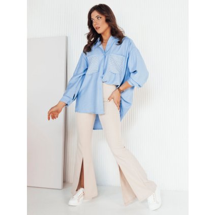 Elegantní dámská košile CELTIS DY0406 (Velikost ONE SIZE, Barva Světle modrá)