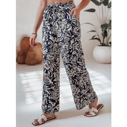 Dámské kalhoty látkové wide leg TROPICAL SUN UY2632