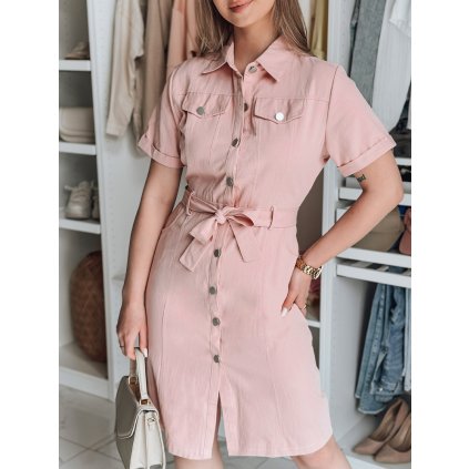 Košilové šaty midi LOVE ME MIDI EY2593