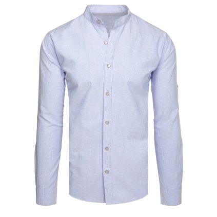 Pánská košile  DX2662 (Velikost 2XL, Barva Světle modrá)