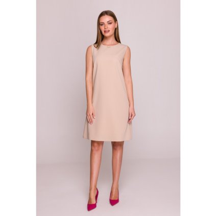 Elegantní šaty bez rukávů S408