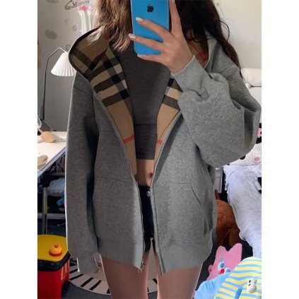 Dámská mikina BF529 (Barva Šedá, Velikost 2XL)