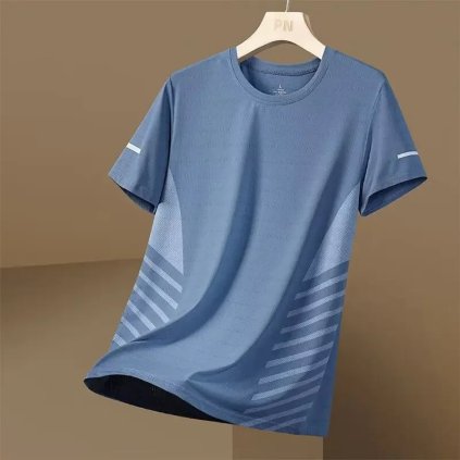 Pánské sportovní tričko – rychleschnoucí, volný střih (Barva Černá, Velikost 2XL)