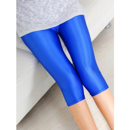 Dámské neonové legíny – lesklý spandex (Barva (varianta) QY08 Light Gray, Velikost 5XL)