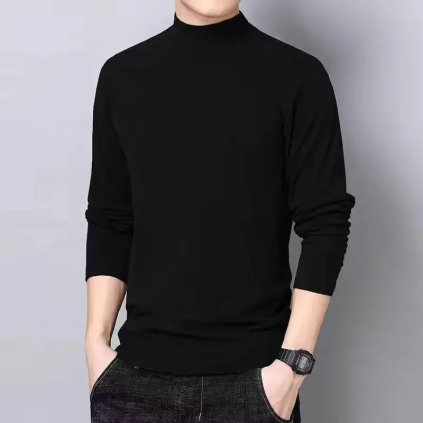 Zateplené pánské tričko s rolákem (Barva (Varianta) T09 dark gray brown, Velikost 3XL)
