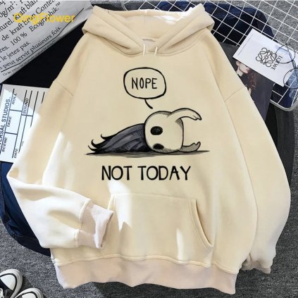 Unisex mikina s kapucí a potiskem “Not Today”