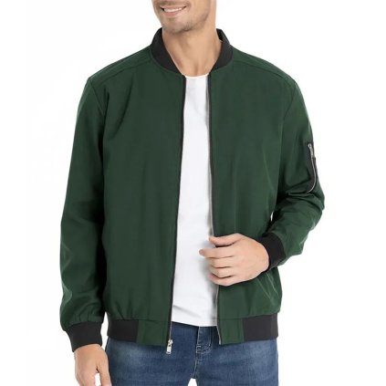 Pánská bomber bunda ve street stylu s límcem