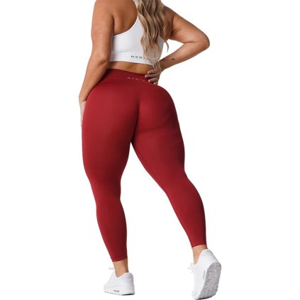 Bezešvé dámské legíny na fitness a jógu s vysokým pasem (Barva (varianta) Cobalt, Velikost M)
