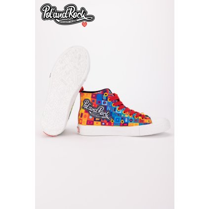 Tenisky Pol'and'Rock Festival X Big Star SS174504 (Velikost 38, Barva Zelená)