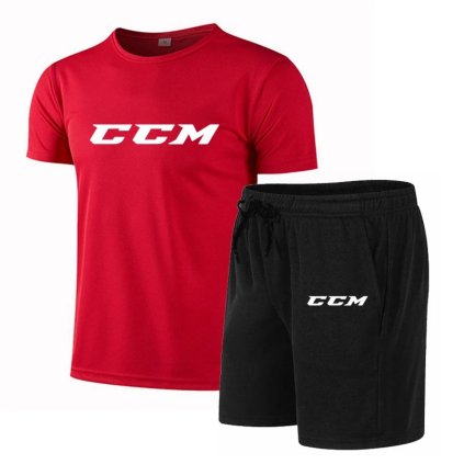 Pánská sportovní souprava CCM s tričkem a kraťasy (Barva (varianta) 3, Velikost 3XL)