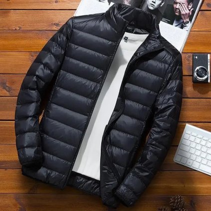 ultralehká zateplená bunda se stojáčkem (Barva (varianta) Wine red hooded, Velikost 5XL)