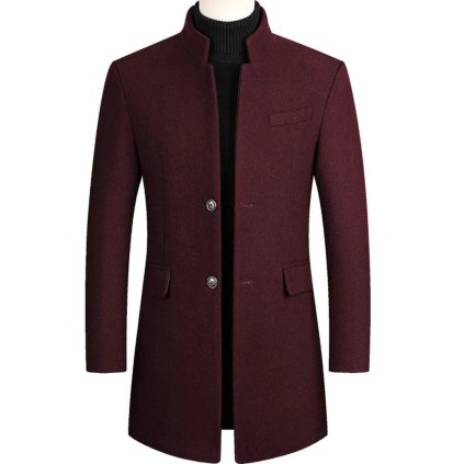 zimní kabát s dlouhým rukávem a elegantním slim střihem (Barva (varianta) Grey 3, Velikost 4XL)