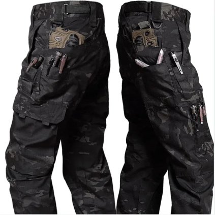 Pánské taktické kalhoty – nepromokavé, vícekapsové cargo (Barva (varianta) Army green Shorts, Velikost L)