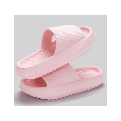 Měkké letní pantofle s pěnovou podrážkou – koupelnové unisex (Barva Šedá, Velikost 38-39)