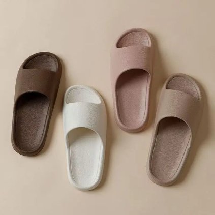 Pánské domácí pantofle EVA (Barva Khaki, Velikost 38-39)