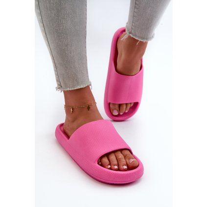 Dámské Lehké Pěnové Žabky Na Hrubé Podrážce  Querceria (Velikost 37, Barva Zelená)