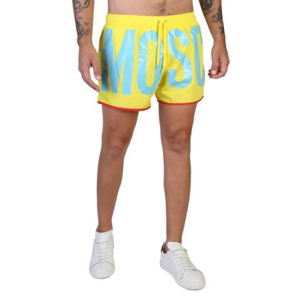 Pánské kraťasy A4210-9301 Moschino (Barva Žlutá, Velikost S)